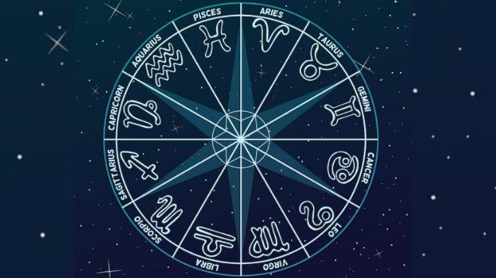Ilustrasi logo zodiak.