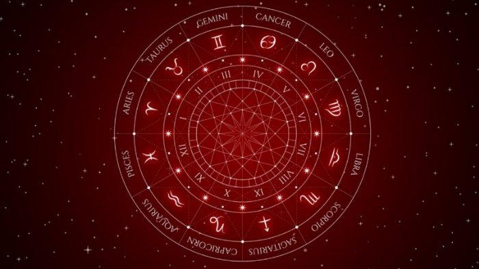 Ilustrasi logo zodiak.