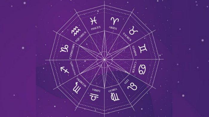 Ilustrasi simbol zodiak.