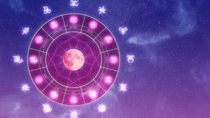 Ilustrasi simbol horoskop.