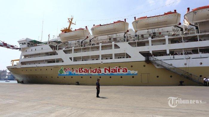 Kapal Motor (KM) Tidar di Terminal Nusantara Pura, Pelabuhan Tanjung Priok, Jakarta Utara.