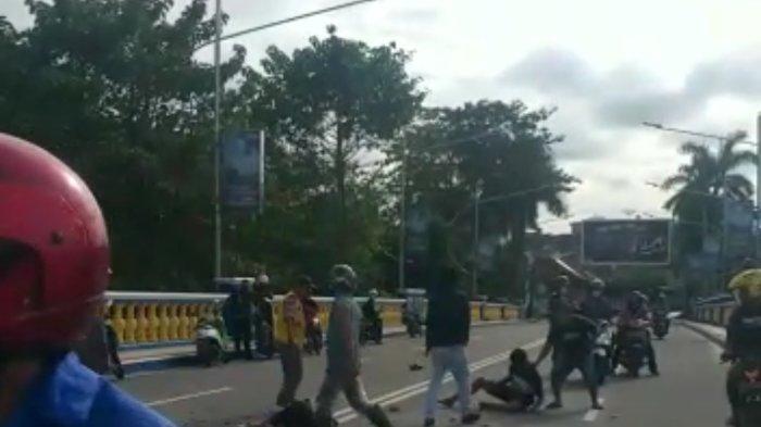 Dua Motor Tabrakan di Simpang Kawat Jambi, Diduga Ngebut