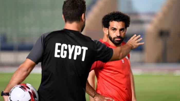 Mohamed Salah berlatih bersama timnas Mesir