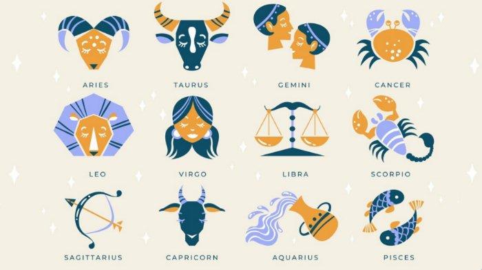 Ilustrasi logo zodiak.