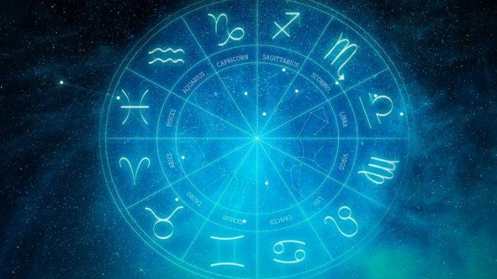 Ilustrasi simbol zodiak.