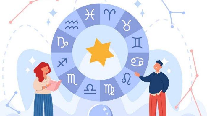 Ilustrasi logo zodiak.