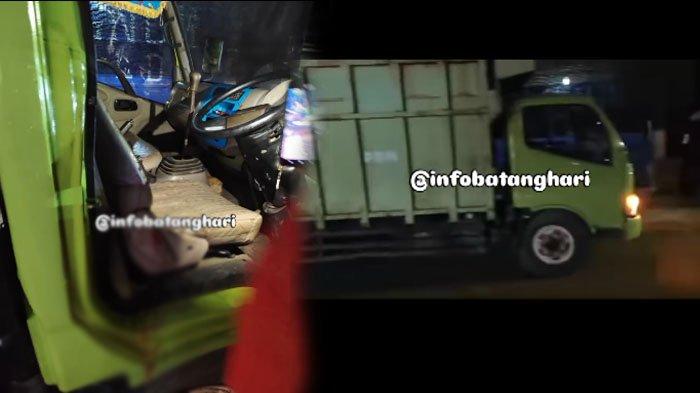 Tangkapan layar sopir truk batu bara dibacok, Sabtu (4/1/2025)