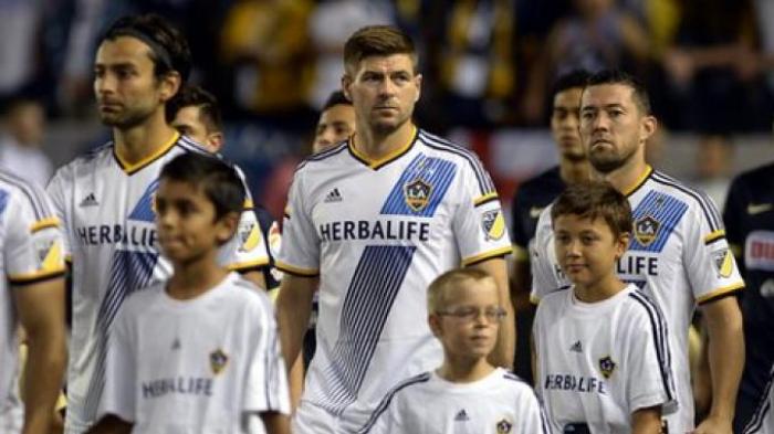 Steven Gerrard berseragam LA Galaxy