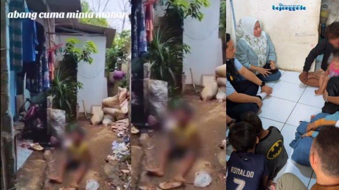 Bocah nangis kelaparan dibentak ibu didatangi pihak camat dan dinas sosial.