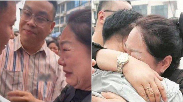 Viral pertemuan penuh haru antara ibu dengan anak yang dinyatakan meninggal dunia pada 33 tahun lalu.