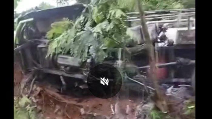 KECELAKAAN TRUK- Kecelakaan truk kembali terjadi di turunan Kalijambe, Kabupaten Purworejo, Jawa Tengah, Selasa 13 Maret 2025