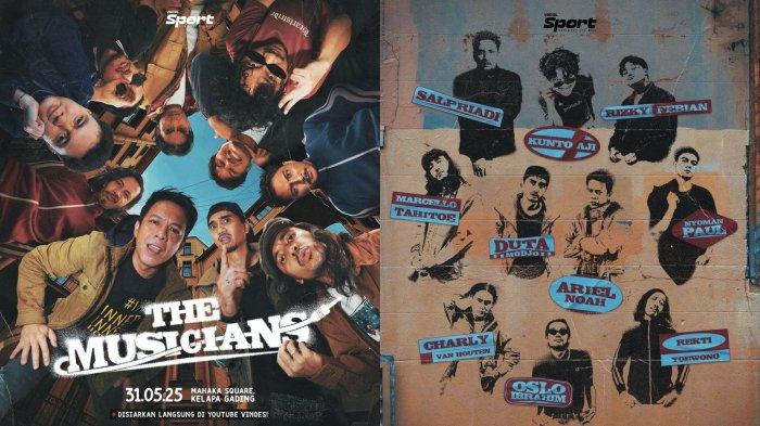 THE MUSICIANS - Daftar 10 Pemain The Musicians di Bahkan Voli 2 Vindes, Ada Duta SO7 hingga Ariel Noah