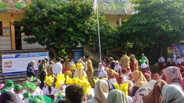 Sebanyak 110 siswa baru kelas 1 resmi mengikuti kegiatan Masa Pengenalan Lingkungan Sekolah (MPLS) di SD Negeri Ngaliyan 1, Kota Semarang, pada Senin, 14 Juli 2025.