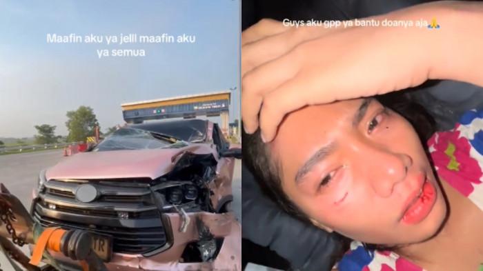 Pedangdut Lusyana Jelita Kecelakaan di Tol Sragen, Mobil Ringsek Jelang Ulang Tahun