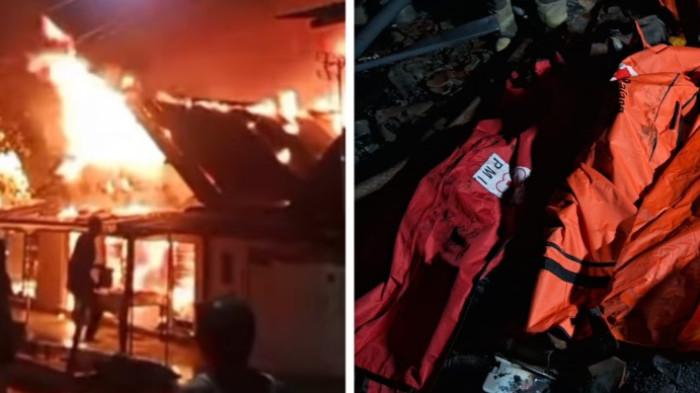 KEBAKARAN : Kebakaran terjadi di Jalan Pesanggrahan Raya, Kelurahan Mlatibaru, Semarang Timur, Kota Semarang pada Jumat (25/7/2025) dini hari. Kebakaran ini menewaskan 5 orang termasuk ibu hamil