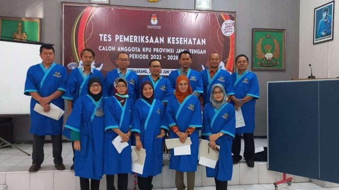 28 BACALON ANGGOTA KPU JATENG IKUTI TES KESEHATAN DAN TES WAWANCARA