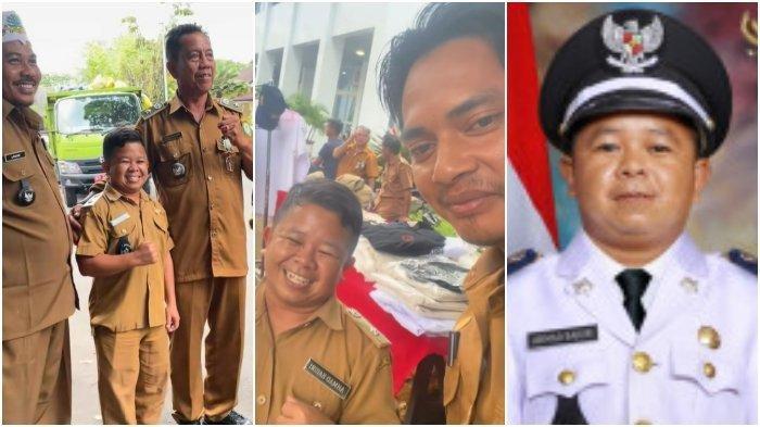 VIRAL KADES MUNGIL - Tangkap layar video viral kades mungil asal Kalimantan. Berikut cerita lengkap dari Ahmad Bajuri, Desa Palampai, Kecamatan Kapuas Kuala, Kabupaten Kapuas, Kalimantan Tengah.
