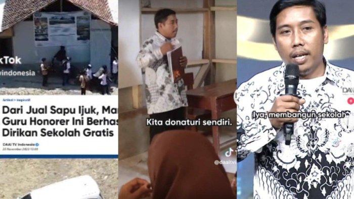 Sosok Ahmad Jamaludin, mantan guru honorer penjual sapu ijuk yang dirikan sekolah gratis di Cianjur.