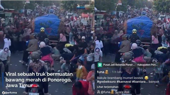 Akhir Kisah Warga Ponorogo Ambil Bawang Merah dari Mobil Pikap