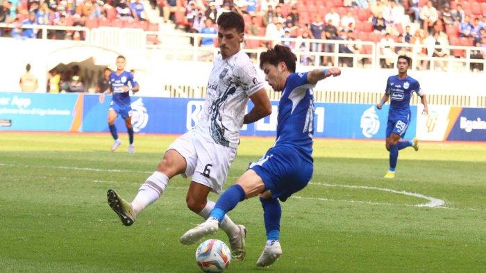 Aksi winger PSIS Semarang Taisei Marukawa saat melawan Borneo FC dalam lanjutan BRI Liga 1 di Stadion Jatidiri, Jumat 28/7/2023) lalu