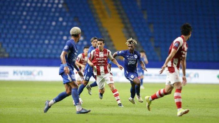 Penampilan Alexis Messidoro di laga PSIS Semarang Vs Persis Solo di Stadion Batakan, Balikpapan pada pekan ke-29 Liga 1, Minggu (17/3/2024).