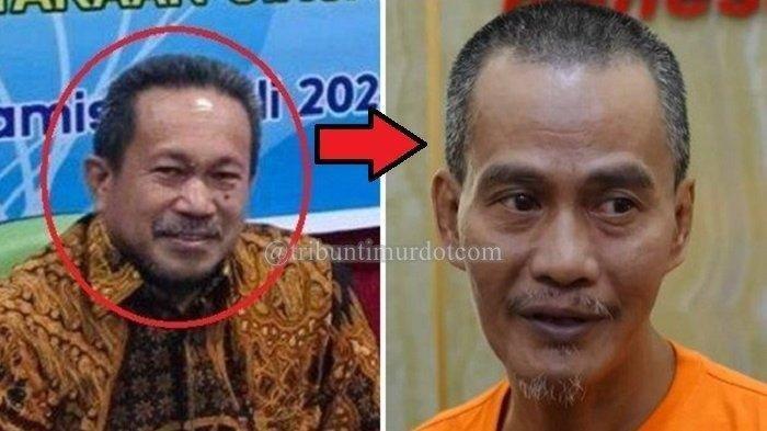Andi Ibrahim dan Syahruna tersangka kasus pabrik uang palsu di UIN Alauddin Makassar.