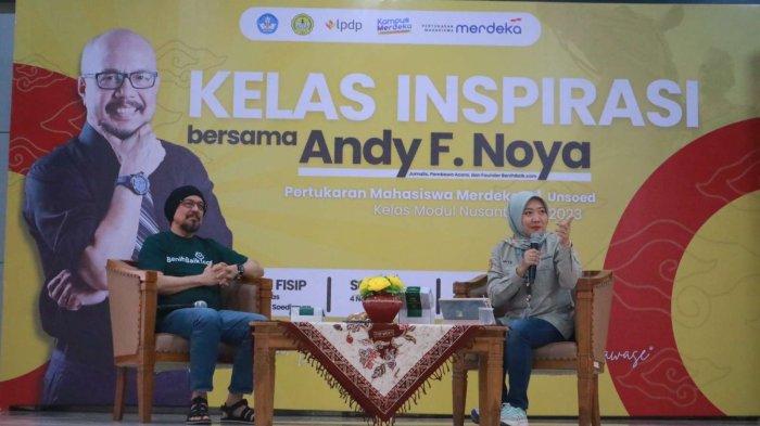 Andy F. Noya Hadirkan Inspirasi di Modul Nusantara PMM3 UNSOED