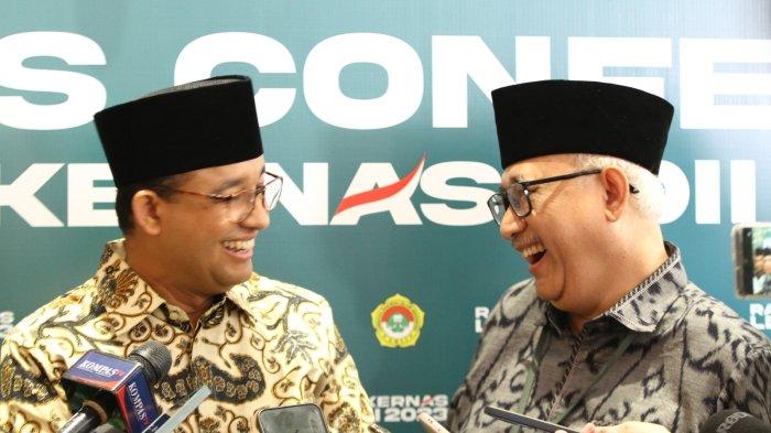 Tokoh nasional sekaligus calon presiden RI 2024, Anies Rasyid Baswedan menghadiri Rapat Kerja Nasional (Rakernas) LDII 2023, pada Kamis (9/11). Di hadapan para peserta Rakernas LDII, Anies berbicara soal masalah ketimpangan sosial yang menjadi tantangan yang dihadapi bangsa dalam meraih visi Indonesia Emas 2045.