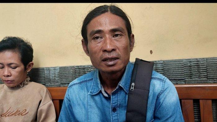 Ayah kandung Gamma atau GRO , Andi Prabowo (44) mendatangi Polda Jawa Tengah, Kota Semarang, Kamis (19/12/2024) 