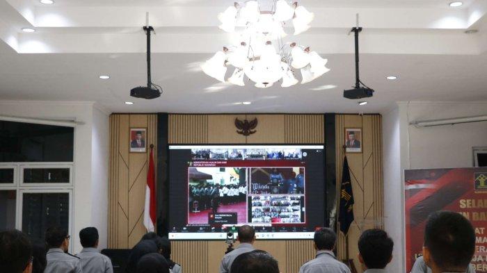 BHP Semarang Ikuti Apel Idul Fitri 1445 H di Lingkungan Kemenkumham
