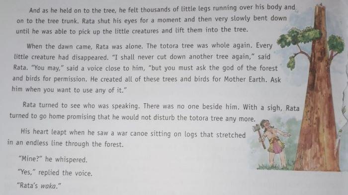 Bacaan 4 buku Bahasa Inggris bab 8 Halaman 126