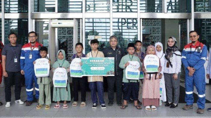 Bahagiakan Anak Yatim, Piatu & Duafa Jelang Idul Firti 1446H, Perwira Kilang Cilacap Ajak Mereka Belanja Baju Lebaran