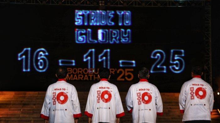 Perhelatan Bormar Menyapa di Kampung Seni Borobudur pada Jumat (23/5/2025) menjadi momen pembuka dari rangkaian menuju satu dekade Bank Jateng Borobudur Marathon 2025 (BJBM 2025). Mengusung semangat “Stride to Glory”, forum ini menegaskan komitmen kuat untuk menjadikan Bank Jateng Borobudur Marathon 2025 sebagai simbol kejayaan bersama.