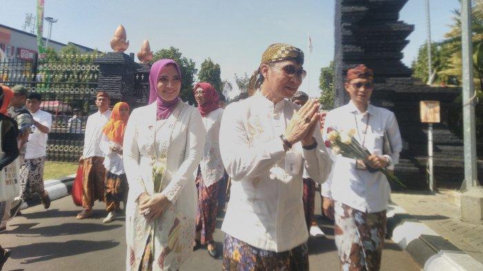 HM Hartopo saat masih menjabat Bupati Kudus, usai mengikuti apel hari jadi ke-474 Kabupaten Kudus, Sabtu (23/9/2023) di Alun-alun Simpang Tujuh.