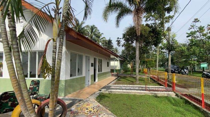 BRI CSR PEDULI - Potret bangunan PAUD/KB Bunga Kartika di markas Yonkav 2/Tank Ambarawa setelah menerima dana bantuan perbaikan dari BRI CSR Peduli