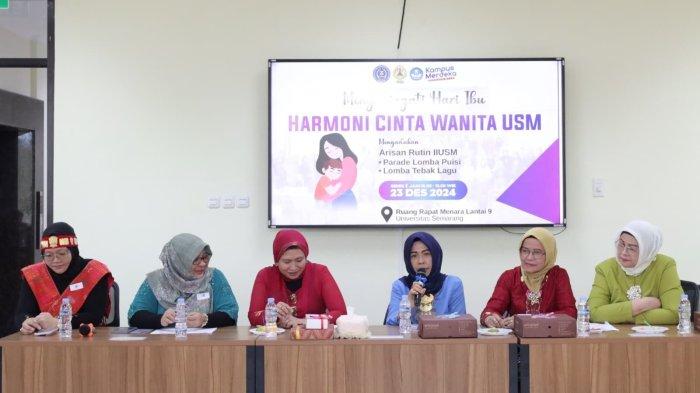 Dalam rangka memperingati Hari Ibu, Ikatan Ibu-ibu Universitas Semarang (IIUSM) menggelar serangkaian acara bertemakan 