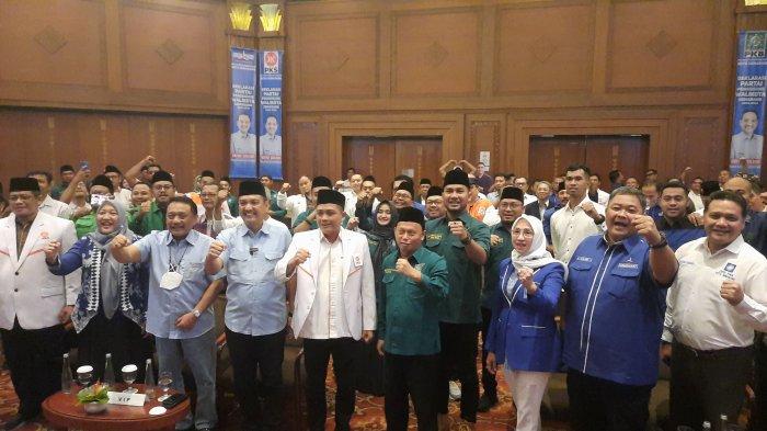 Deklarasi Koalisi Semarang Maju mengusung Yoyok Sukawi maju Pilwakot Semarang 2024, di Hotel Santika, Sabtu (27/7/2024) malam.