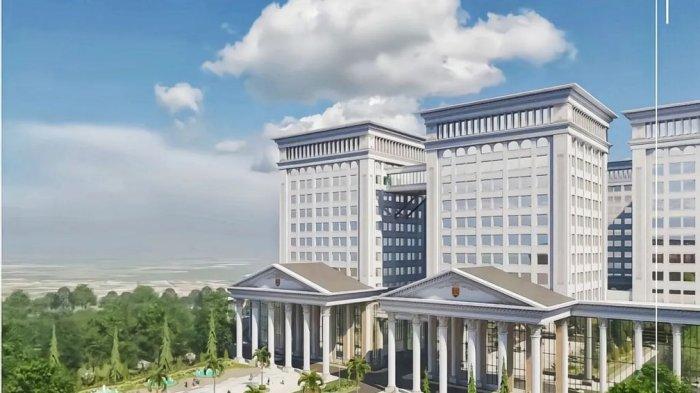 Desain rencana kantor Pemerintah Kota Semarang di Mijen. 