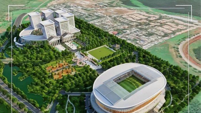 Desain rencana kantor Pemerintah Kota Semarang di Mijen. 