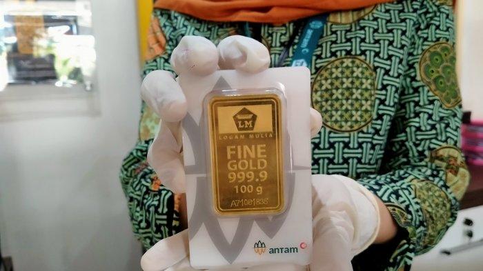 Emas antam di Butik Emas Logam Mulia Semarang, berlokasi di blok A7 DP Mall, Jalan Pemuda No 150 Semarang.