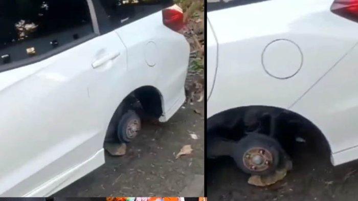 4 Roda Mobil Hilang saat Parkir di Pinggir Jalan, Pemilik Rugi Rp 11
