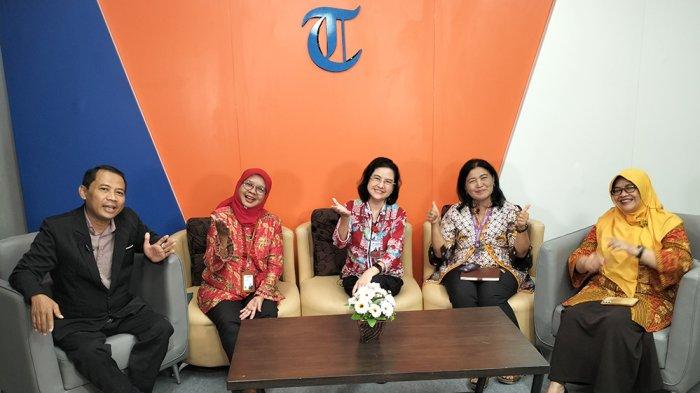 Pengurus Forum Tempe Indonesia (FTI) Jateng hadir di studio Tribun Jateng, 6 Juni 2024 dalam rangka Hari Tempe Nasional.