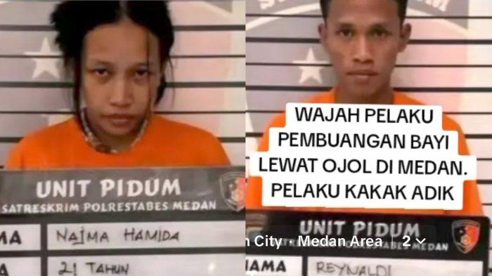 NAJMA HAMIDA DAN REYNALDI - Fakta Baru Kakak Adik Inses yang Buang  Jasad Bayi Pakai Ojol: Pacaran di Rumah