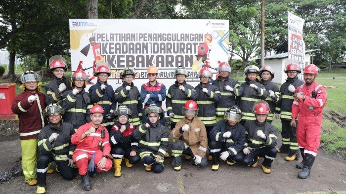 Foto bersama peserta Pelatihan penanggulangan bencana kebakaran bagi pekerja Lapas Pasir Putih, Nusakambangan, Senin – Selasa (29 - 30/1/2024)