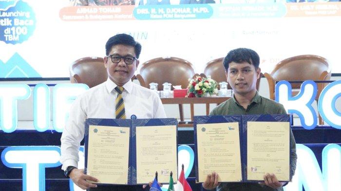 Gandeng MPI Banyumas, UMP Hibahkan Perpustakaan Digital Bagi Sekolah Muhammadiyah
