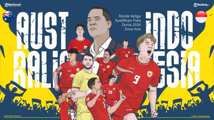 Grafis Australia vs Indonesia