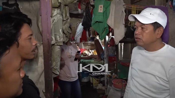 GUBUK DI BEKASI - Gubernur Jawa Barat Dedi Mulyadi terkejut menemukan sebuah rumah gubuk reyot di Bekasi yang dihuni 15 orang. 