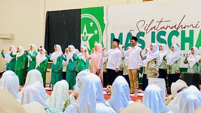 H Ischak Maulana Rohman Silaturahmi dengan Fatayat NU, Didukung Maju ...