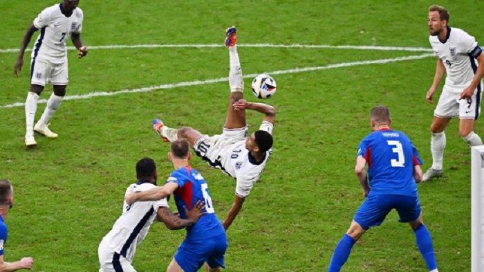 Hasil EURO 2024 Gol Salto Jude Bellingham Bikin Kemenangan Slovakia Sirna, Inggris ke Perempat Final