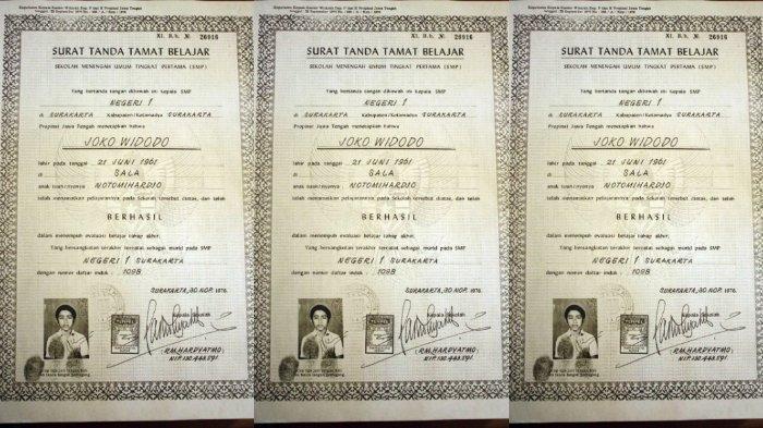 IJAZAH JOKOWI - Ijazah SD Jokowi.